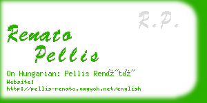 renato pellis business card